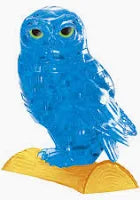 Puzzle: 3D Crystal: Owl (Blue)