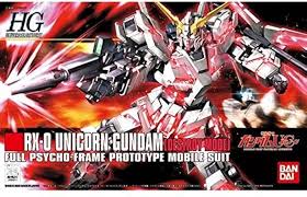 GUNPLA: HIGH GRADE UNIVERSAL CENTURY 1/144 - GUNDAM UC, #100 UNICORN GUNDAM DESTROY MODE
