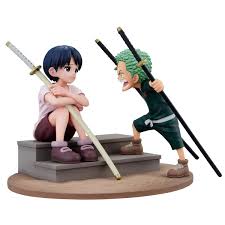 Bandai Spirits: Revible Movement Ichibansho Figure - One Piece, Roronoa Zoro & Kuina (Road to Down)
