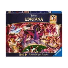 Disney Lorcana TCG: Glimmers of the Realm 1000 pc Puzzle - Ruby