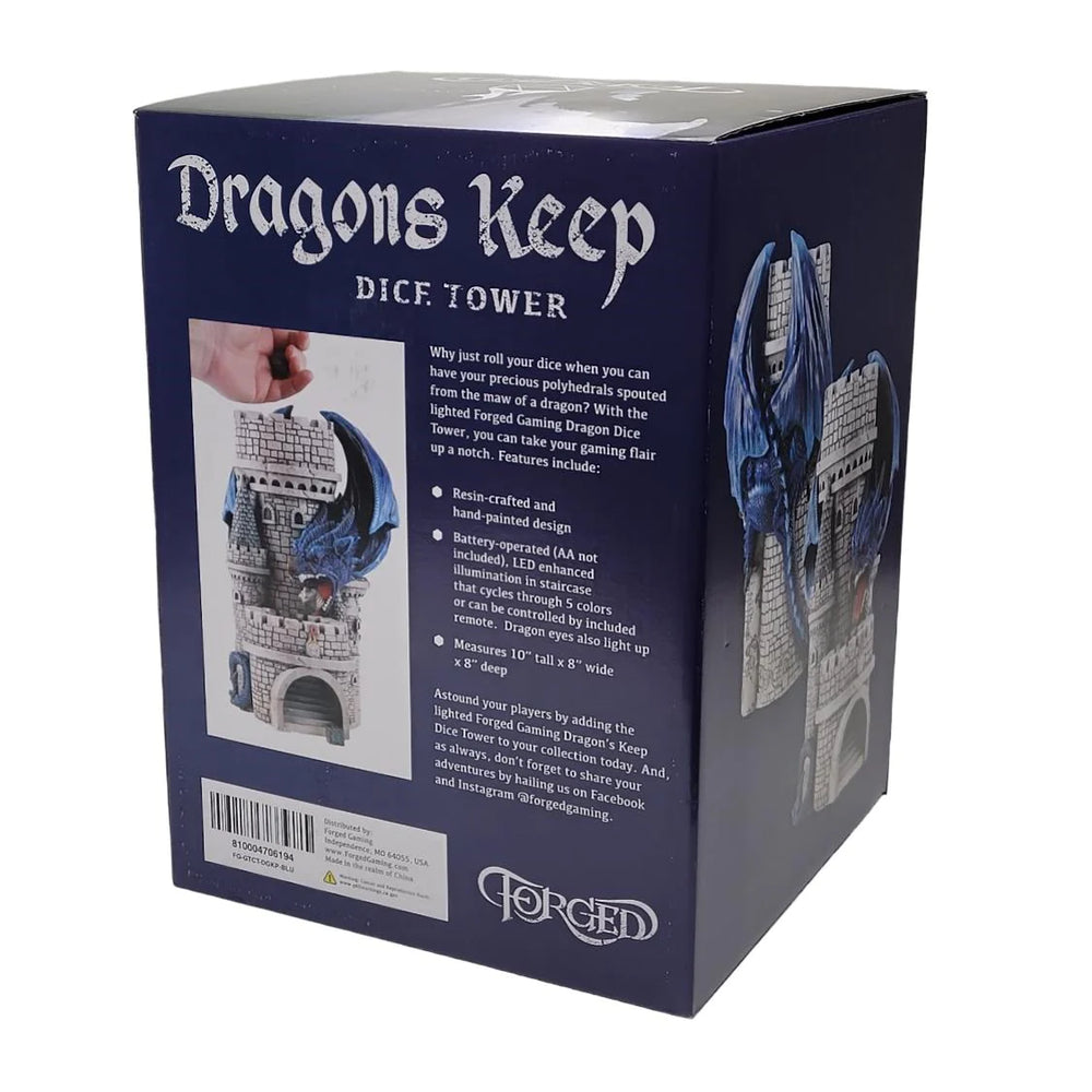 Dragons Keep Dice Tower - Blue Dragon