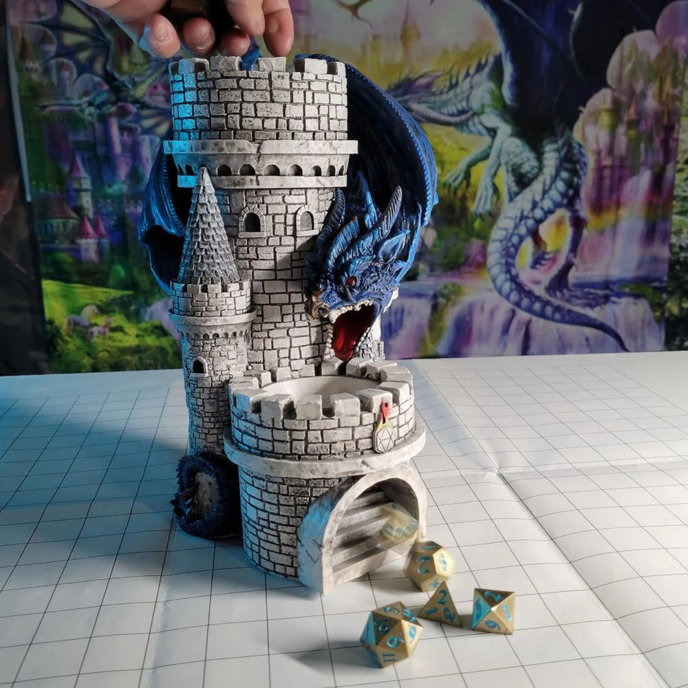 Dragons Keep Dice Tower - Blue Dragon