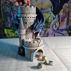 Dragons Keep Dice Tower - Blue Dragon