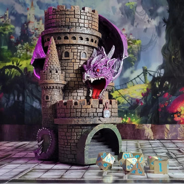 Dragons Keep Dice Tower - Purple Dragon