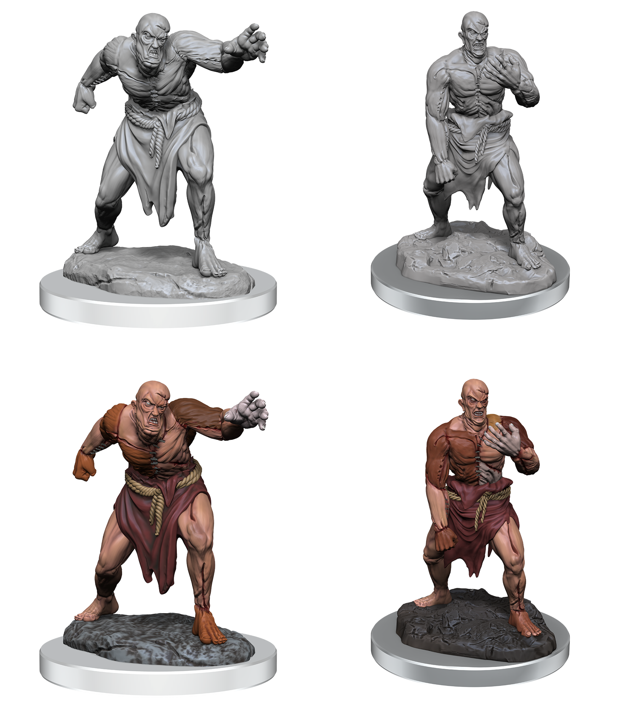 Nolzur's Marvelous Unpainted Miniatures: Flesh Golems