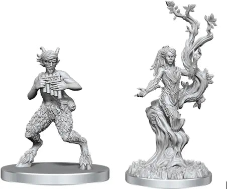 WizKids D&D Nolzur's Marvelous Miniatures: Satyr & Dryad