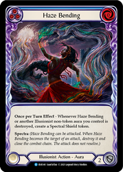 Haze Bending (Blue) [EVR141] (Everfest)  1st Edition Rainbow Foil