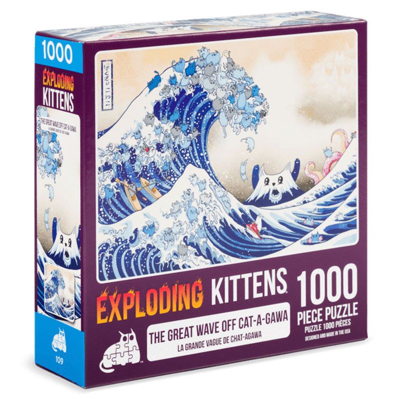 Puzzle: Great Wave of Cat-a-gawa 500 Piece