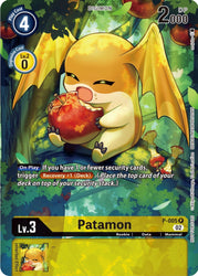 Patamon [P-005] (Digimon Illustration Competition Promotion Pack) [Promotional Cards]