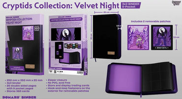 Gatherers' Tavern 9 PKT Domaru Binder Cryptide Collection - Velvet Night