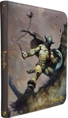 Ultra PRO Artist Spotlight Frank Frazetta - Warrior with Ball and Chain - 9 Pocket Zippered PRO Binder