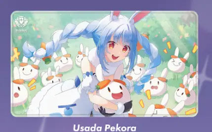 Ultra PRO Play Mat Stitched hololive OFFICIAL CARD GAME - Usada Pekora
