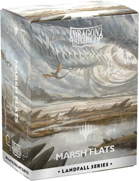 Dragon Shield Sleeves Art Magic the Gathering Landfall Marsh Flats