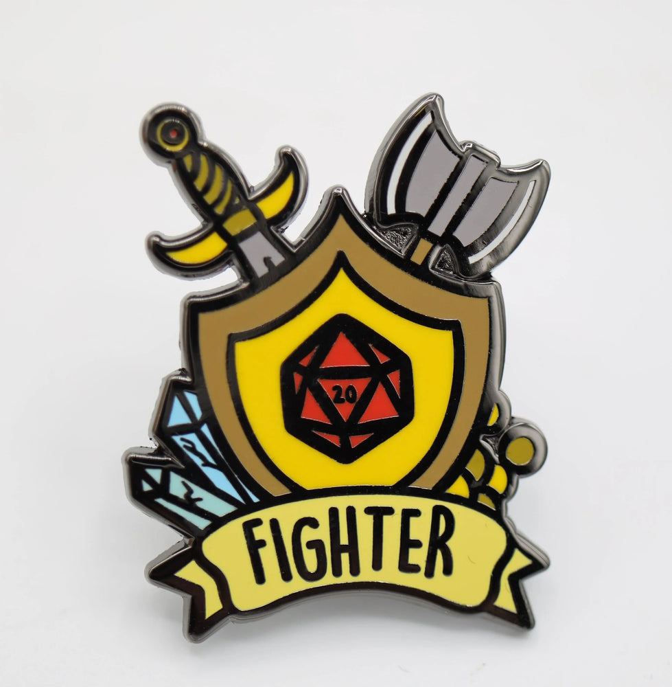 BANNER CLASS PIN - FIGHTER