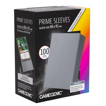 Prime Sleeves Dark Gray 66x91