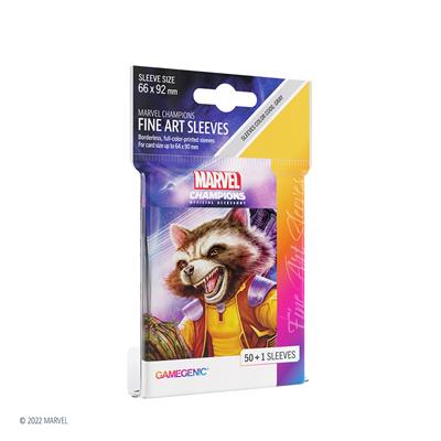 Marvel: Champions Fine Art Sleeves – Rocket Raccoon