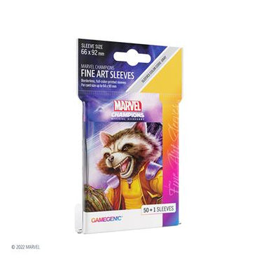 Marvel: Champions Fine Art Sleeves – Rocket Raccoon