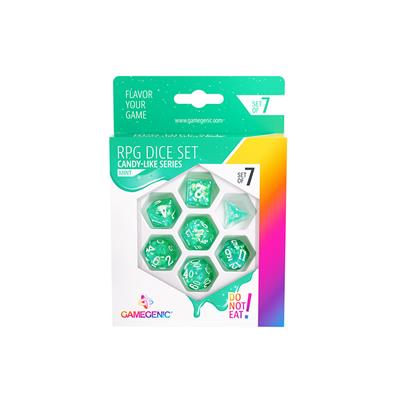 Candy-like Series - Mint - RPG Dice Set (7pcs)