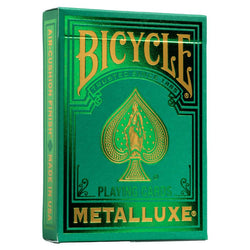 Playing Cards: Bicycle: Metalluxe Green