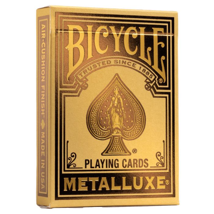 Playing Cards: Metalluxe Gold