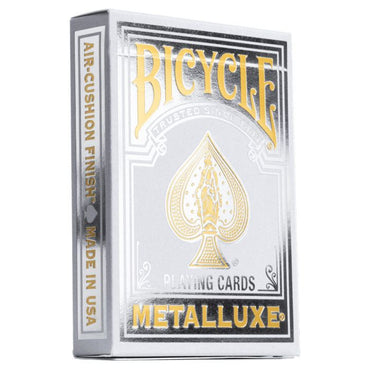 Playing Cards: Metalluxe Silver