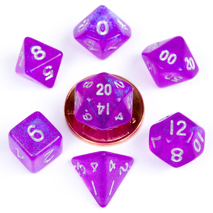7-Set Mini Stardust Purple with Silver