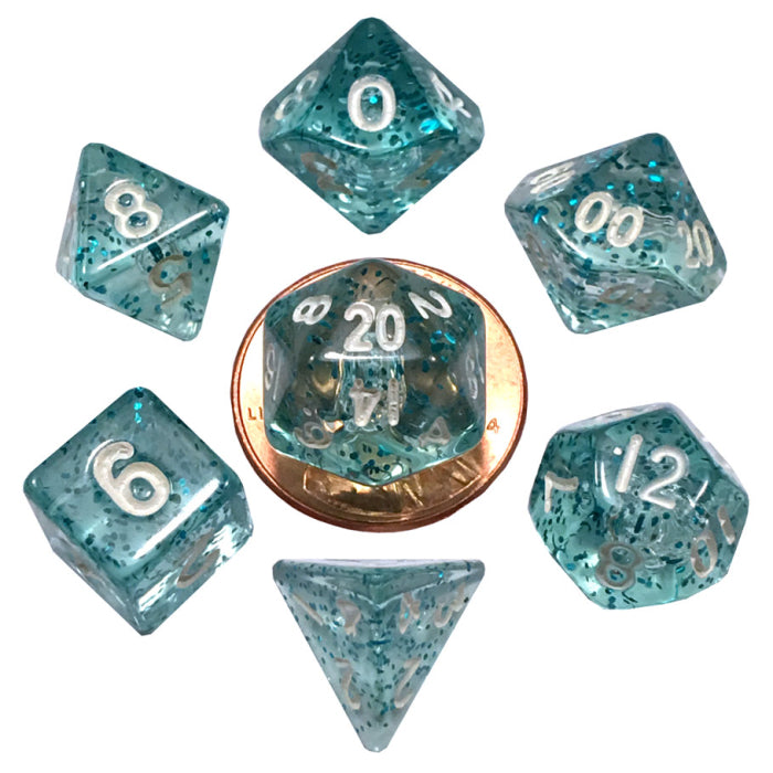 7-Set Mini Ethereal Light Blue with White