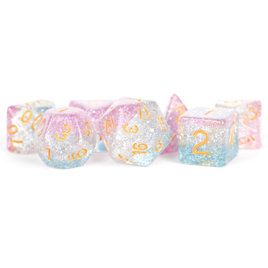 7-Set Unity Clear, Pink, Silver, and Blue with Gold
