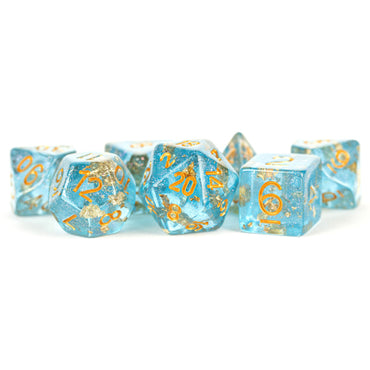 7-Set Blue and Gold Foil with Gold