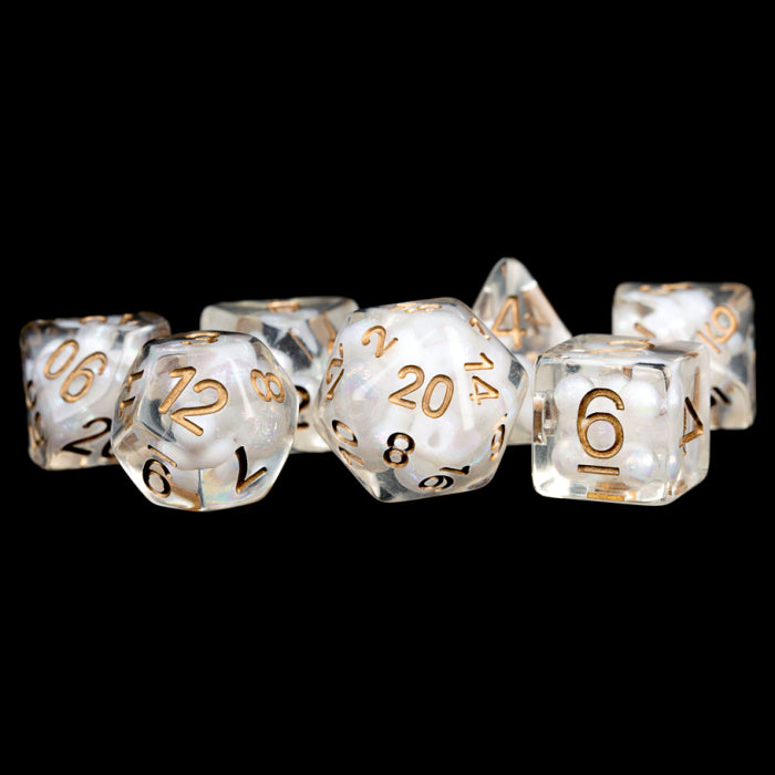 7-Set Pearl Clear with Copper Numbers