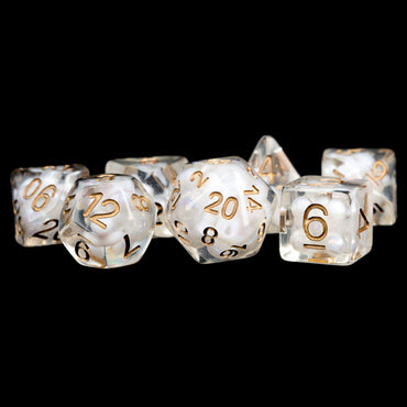 7-Set Pearl Clear with Copper Numbers