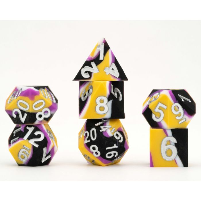 7-Set Sharp Edge Silicone Rubber: 16mm: Pride: Nonbinary