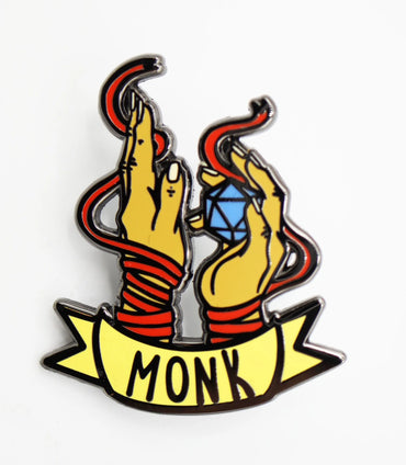 BANNER CLASS PIN - MONK