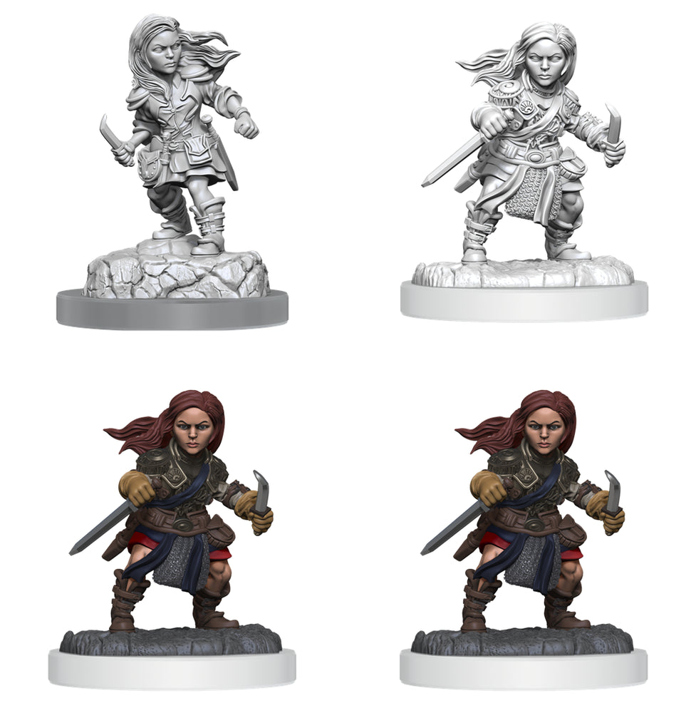 Nolzur's Marvelous Miniatures: Female Halfling Rogue