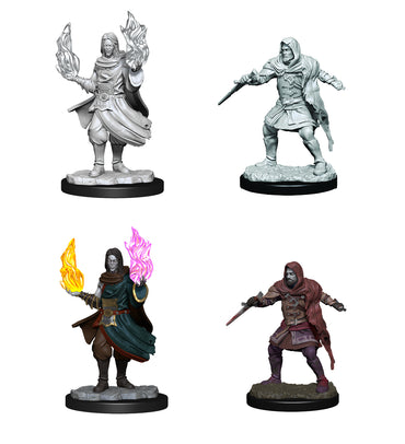Critical Role Unpainted Miniatures: Hollow One Rogue and Sorceror