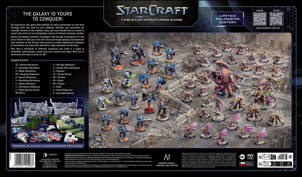 STARCRAFT: TWO PLAYER STARTER SET - FOUNDERS EDITON