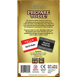 THE PRINCESS BRIDE PREPARE TO DIE