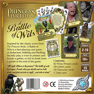 THE PRINCESS BRIDE BATTLE OF WITS