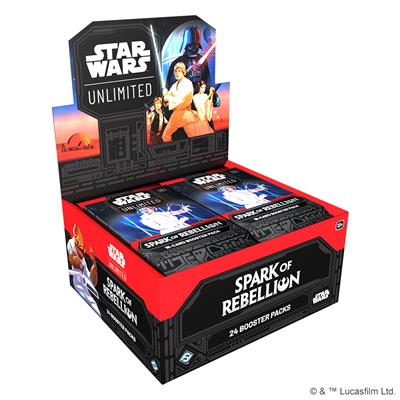 STAR WARS: UNLIMITED - SPARK OF REBELLION BOOSTER DISPLAY