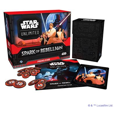 STAR WARS: UNLIMITED - SPARK OF REBELLION PRERELEASE BOX