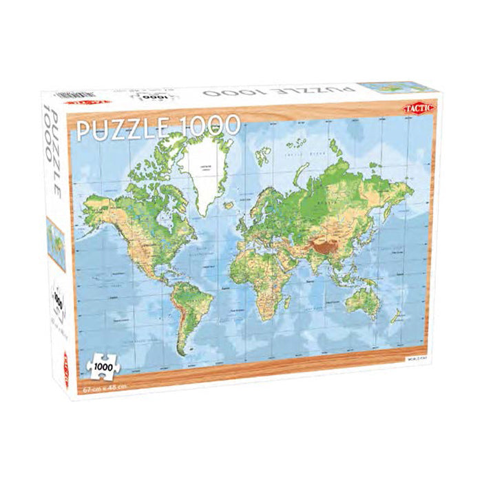 Puzzle: World Map 1000 Piece