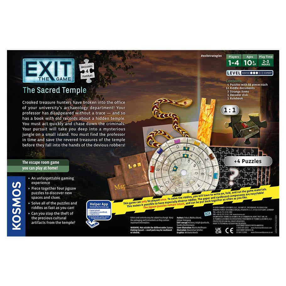 EXIT: The Sacred Temple plus Puzzle