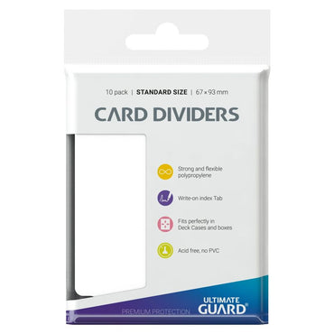 Card Dividers: White
