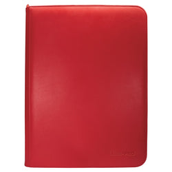 Binder: 9-Pocket: PRO: Zippered: Vivid: Red