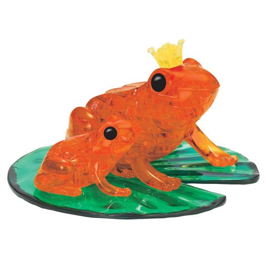 Puzzle: 3D Crystal: Frogs (Orange)