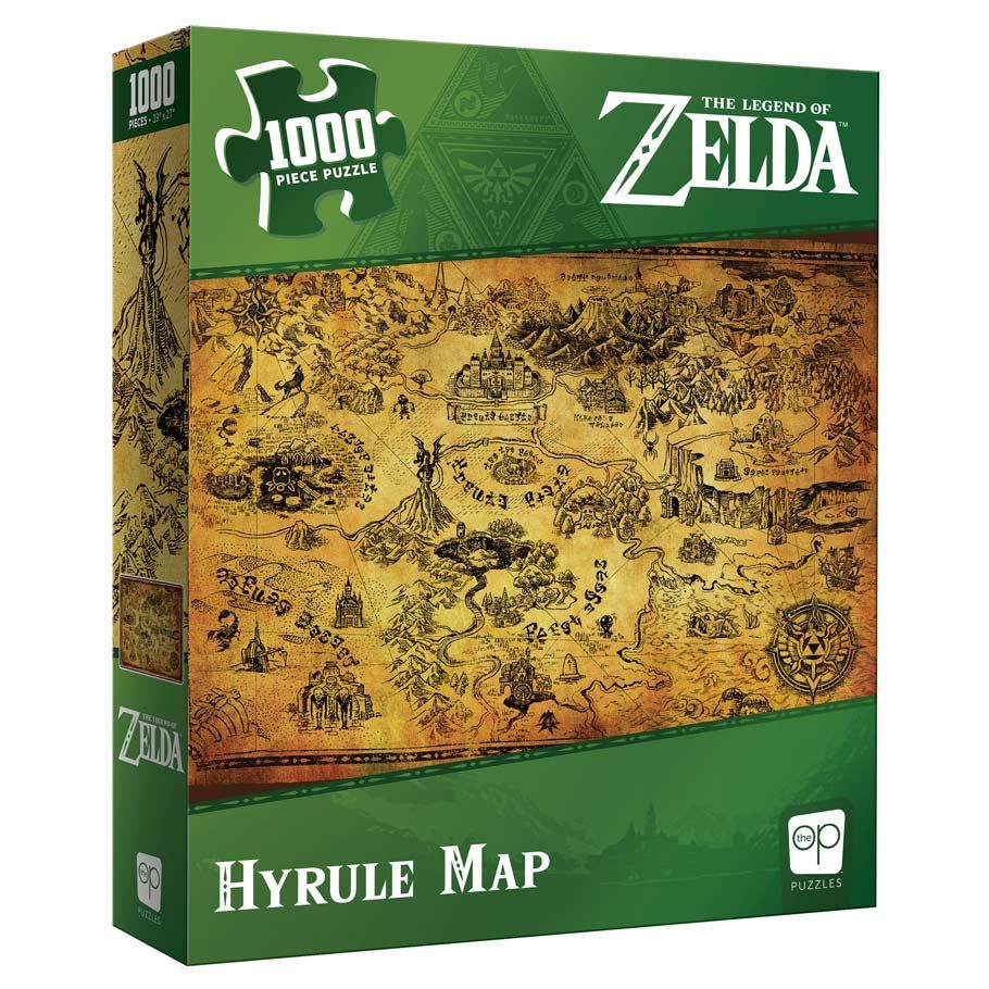 Puzzle: Zelda Hyrule Map 1000 Piece