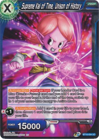 Supreme Kai of Time, Unison of History (BT10-034) [Rise of the Unison Warrior 2nd Edition]