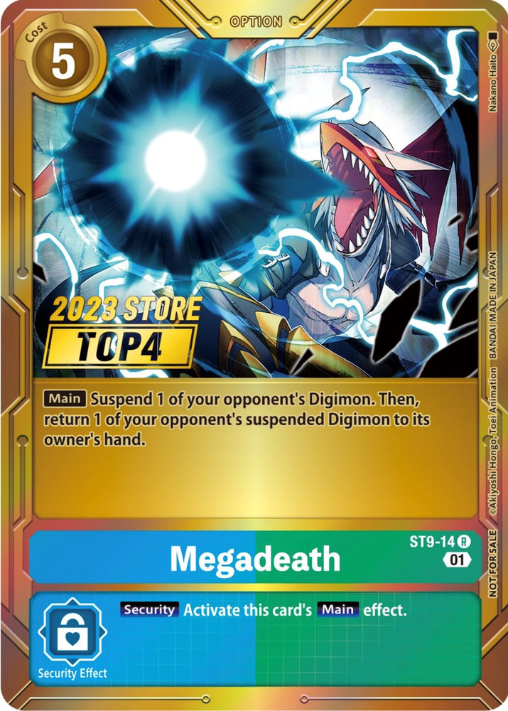 Megadeath [ST9-14] (2023 Store Top 4) [Starter Deck: Ultimate Ancient Dragon Promos]