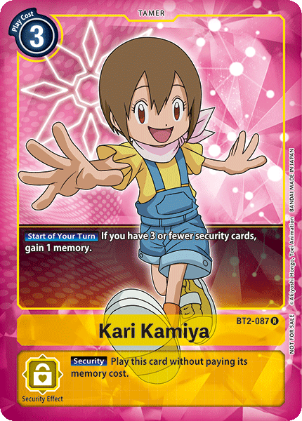 Kari Kamiya [BT2-087] (Buy-A-Box Promo) [Release Special Booster Ver.1.0 Promos]