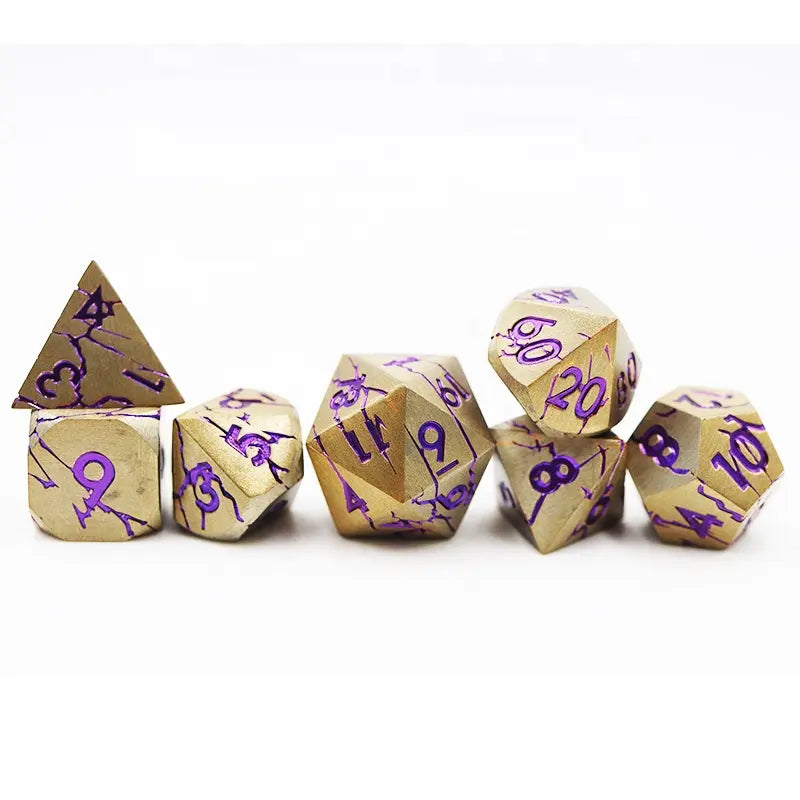 Cracked Gold / Purple